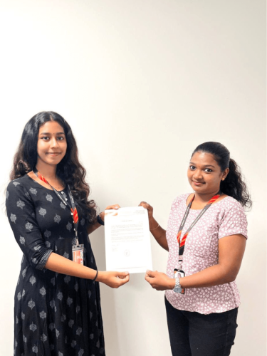 Our students receive certificates from certified training experts