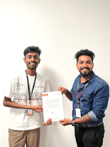 Our students receive certificates from certified training experts