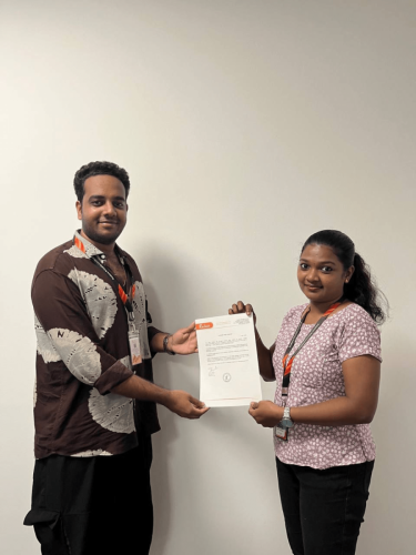 Our students receive certificates from certified training experts