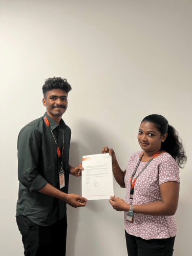 Our students receive certificates from certified training experts