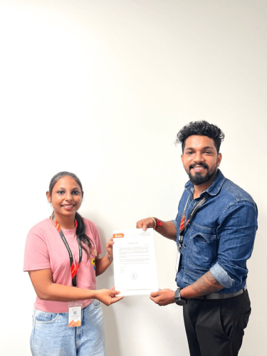 Our students receive certificates from certified training experts