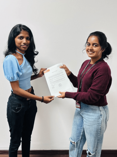 Our students receive certificates from certified training experts