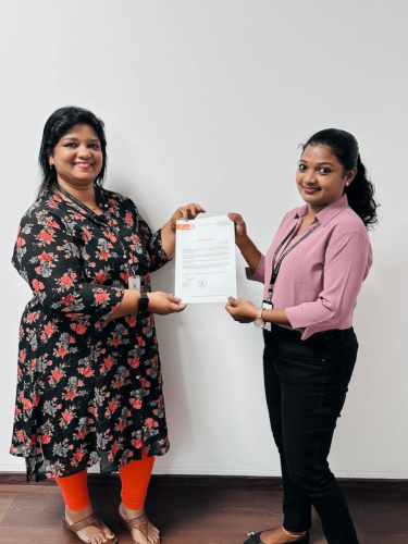 Our students receive certificates from certified training experts