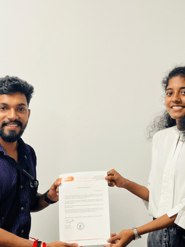 Our students receive certificates from certified training experts