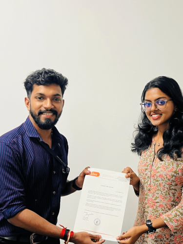 Our students receive certificates from certified training experts