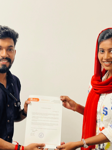 Our students receive certificates from certified training experts