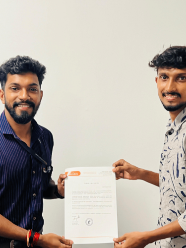 Our students receive certificates from certified training experts