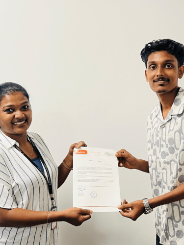 Our students receive certificates from certified training experts