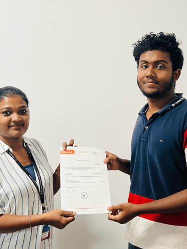 Our students receive certificates from certified training experts