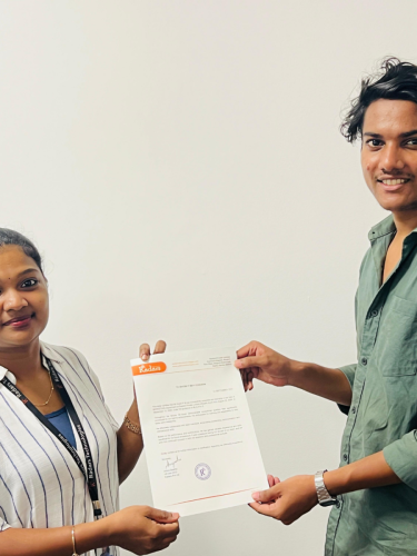 Our students receive certificates from certified training experts