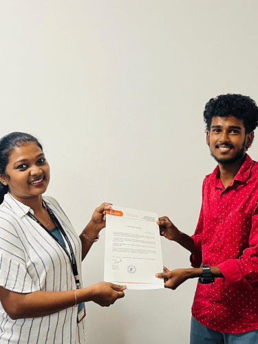 Our students receive certificates from certified training experts