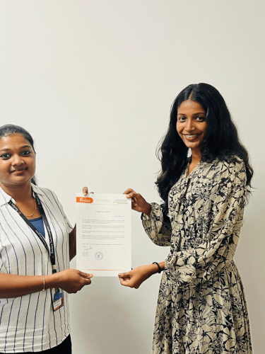 Our students receive certificates from certified training experts