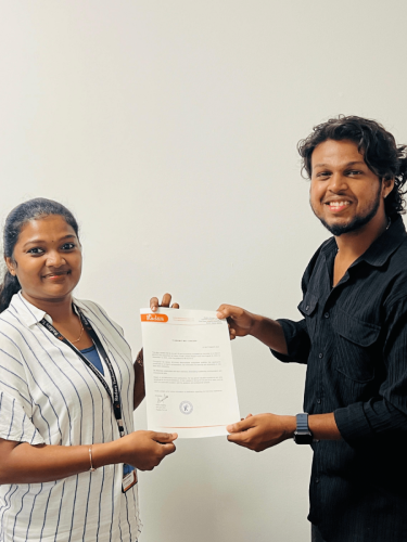 Our students receive certificates from certified training experts