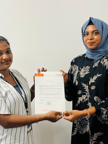 Our students receive certificates from certified training experts