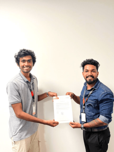 Our students receive certificates from certified training experts