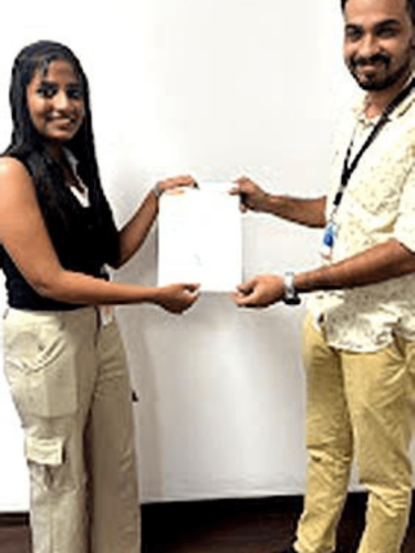 Our students receive certificates from certified training experts