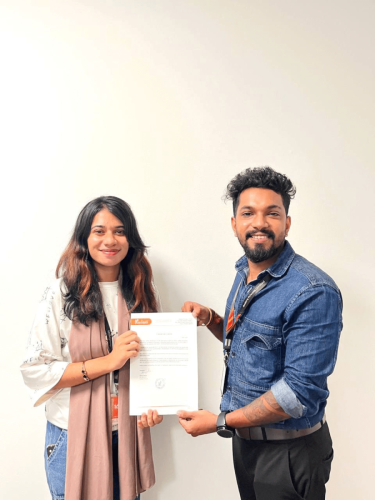 Our students receive certificates from certified training experts