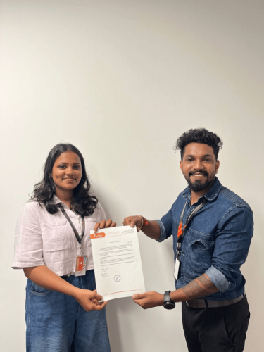 Our students receive certificates from certified training experts