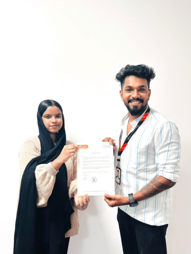 Our students receive certificates from certified training experts