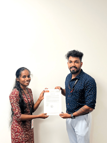 Our students receive certificates from certified training experts